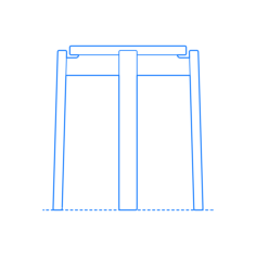 Furniture Stools Passage Stool Line Art Svg Vector, Free Vectors File